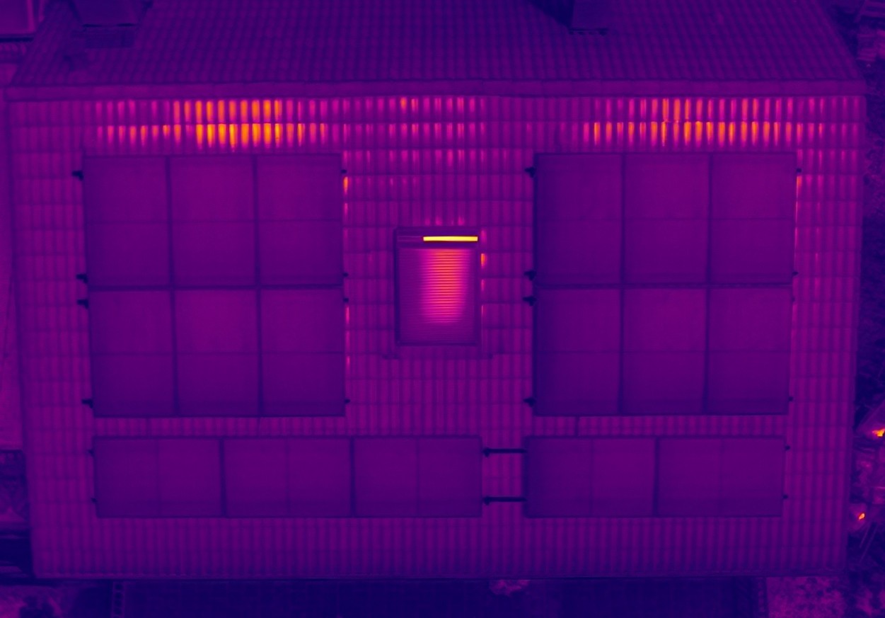 Luftaufnahme zum Leistungsbereich Inspektion & Thermografie