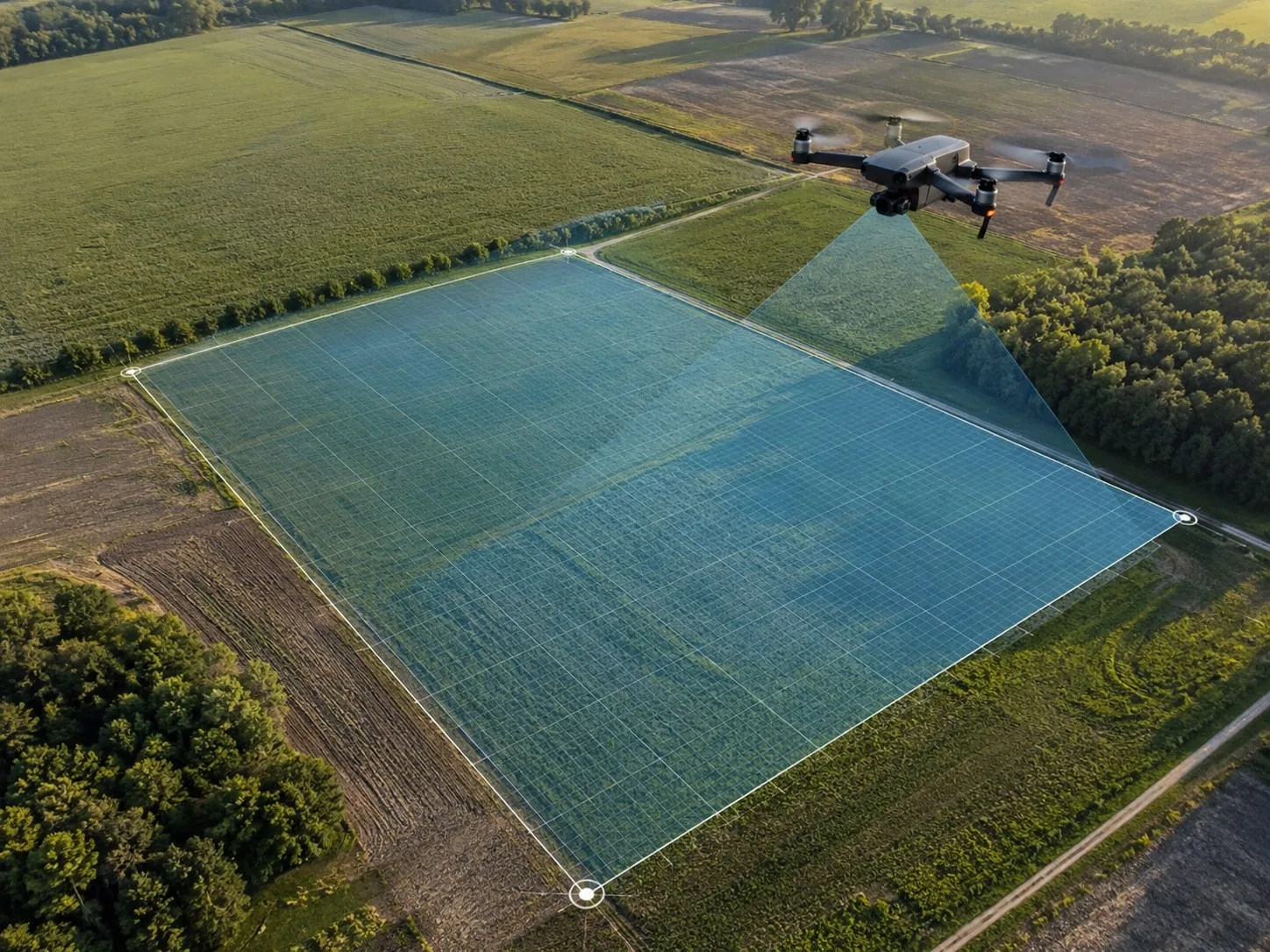 Luftaufnahme zum Leistungsbereich 2D- & 3D-Vermessung